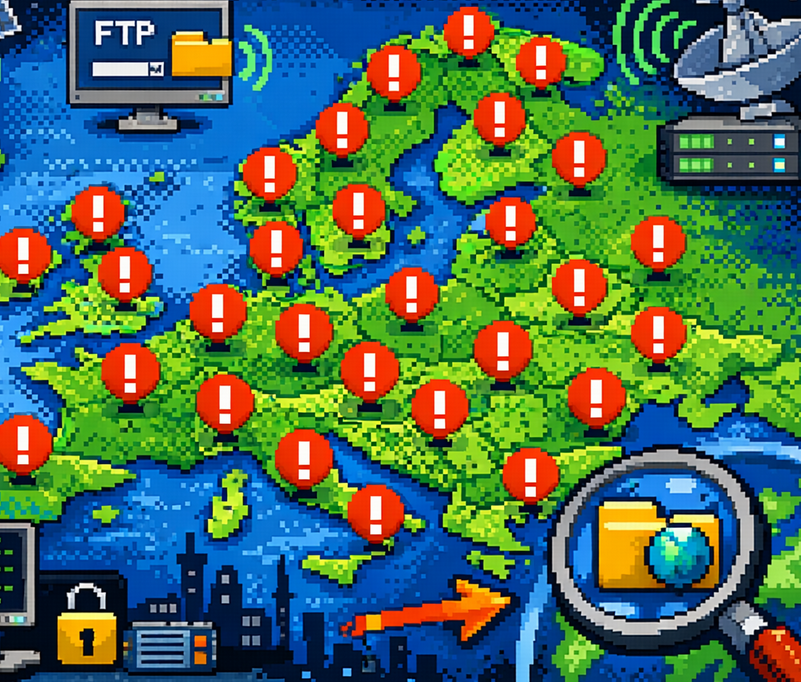 FTP Exposure Across the EU: A Snapshot from Shodan Data